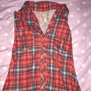 Flannel style dress